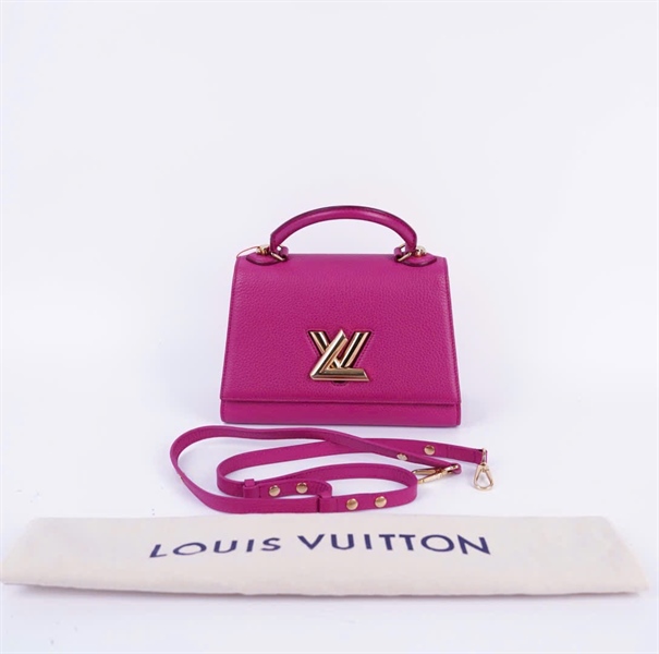 Túi LV Twist màu hồng sz25 (BMC) +