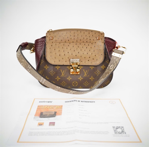 Túi LV hoa nâu phối xám size 25 (HC) +