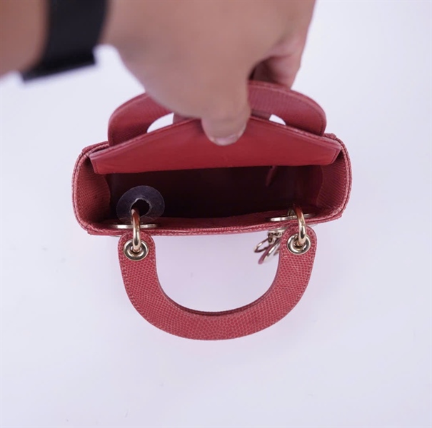 Túi Dior Lady hồng đất sz mini (BMC) +