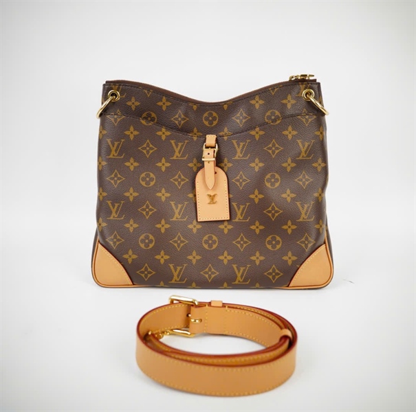 Túi LV Odoen hoa nâu viền vàng sz30 (PL1201) (HC) +