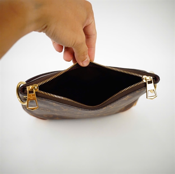 Túi LV Odeon hoa nâu viền vàng sz25 (HC) +