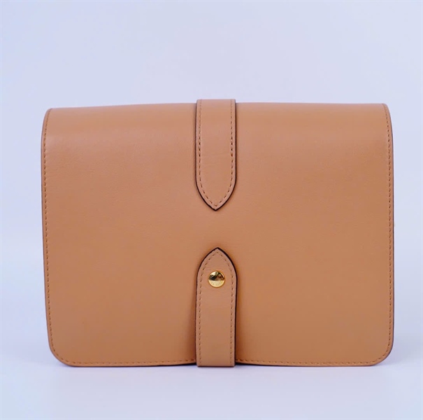 Túi LV Gander màu nude lòng hoa nâu kèm 2strap sz22 (HC) +