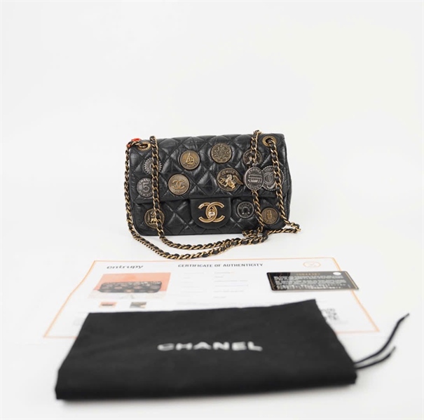 Túi Chanel Charm đồng xu (20644362) sz20(HC)+