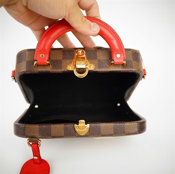 Túi LV Stories Box ô vuông thêu hình sz19 (SN4108) (HC) +