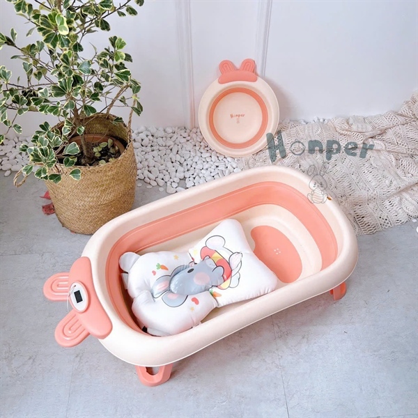 Chậu tắm Honper GG kèm phao có nhiệt kế 89*51*23cm