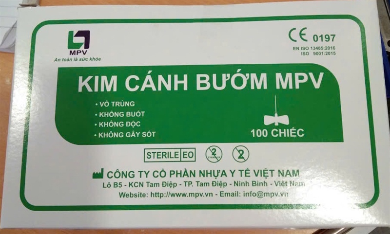 Kim cánh bướm MPV 23G x 3/4 (Hộp 100 cái) - Y tế Việt Nam