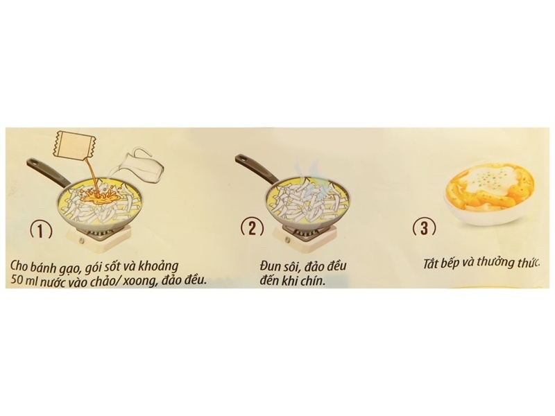 Bánh gạo tokpokki o'food tròn vị phô mai gói 140G