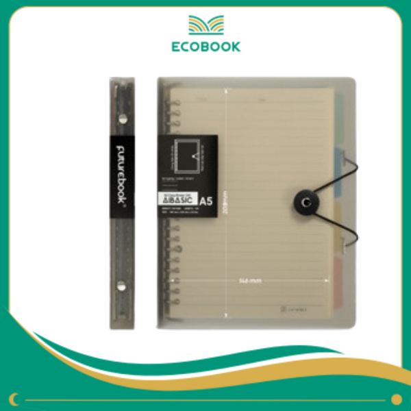 A5B571 - Sổ Còng Sắt 8 Chấu A5 Aibasic (KN) (A5B57C8)