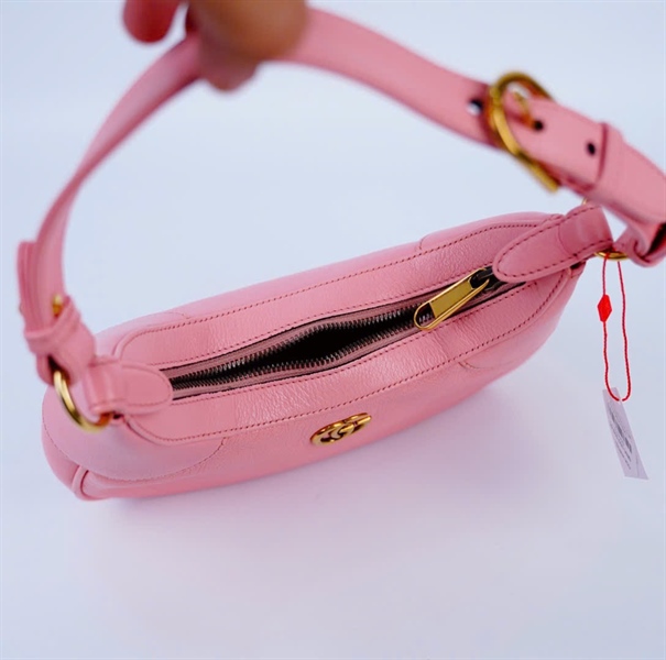 Túi GG Handle hồng 2 strap sz25 (493075) +