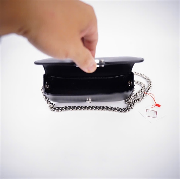 Túi GG Petit đen sz18 +