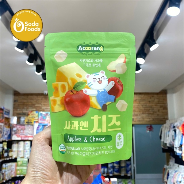 Phomai khô Acoorang 16g (7m+) - táo