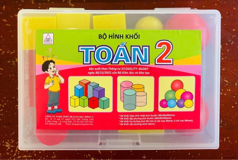 Bộ hình khối Toán 2