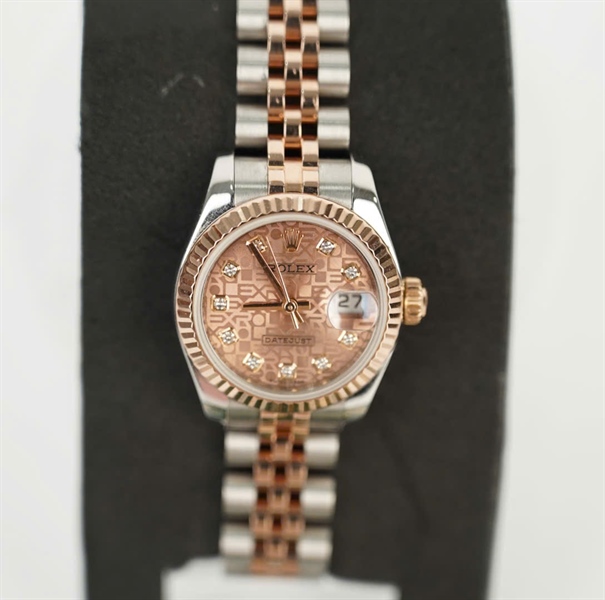 Đồng Hồ Rolex mặt tròn dây bạc (179171) (LTB) KG+