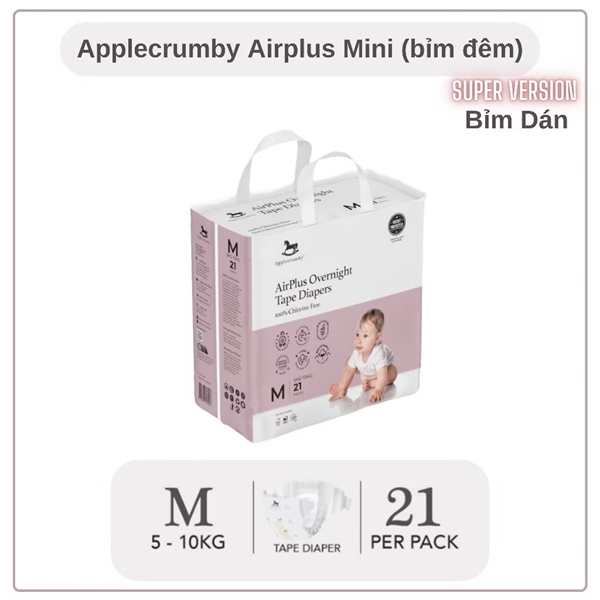 Bỉm Đêm Applecrumby Mini