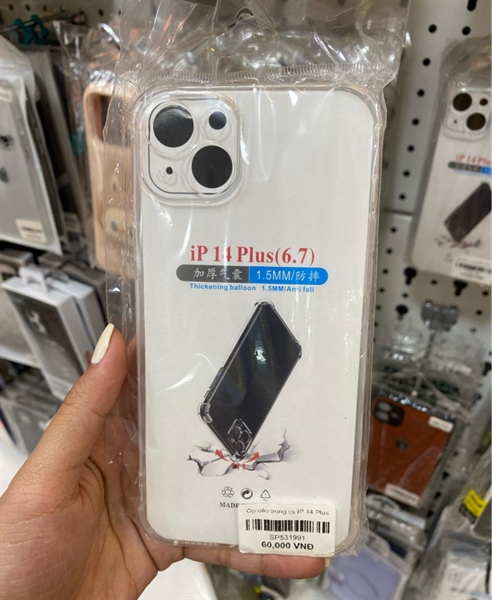 Ốp dẻo trong cs IP 14 Plus