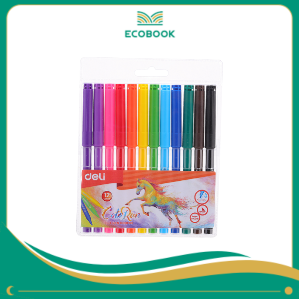 EC10003_Bút màu nước_12 màu_Màu lẫn