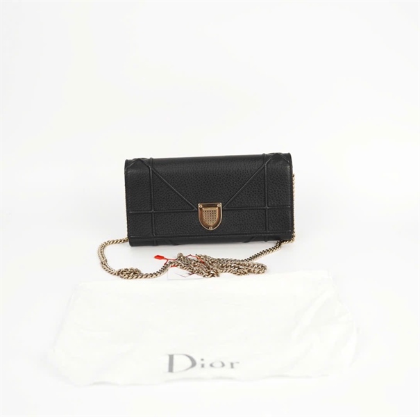 Túi Dior Woc chữ nhật đen 20cm KG+