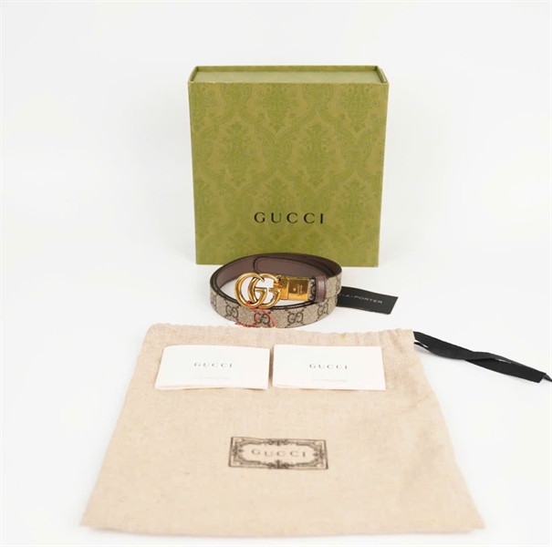 Thắt lưng GC xám mặt vàng 80- 32 KG +