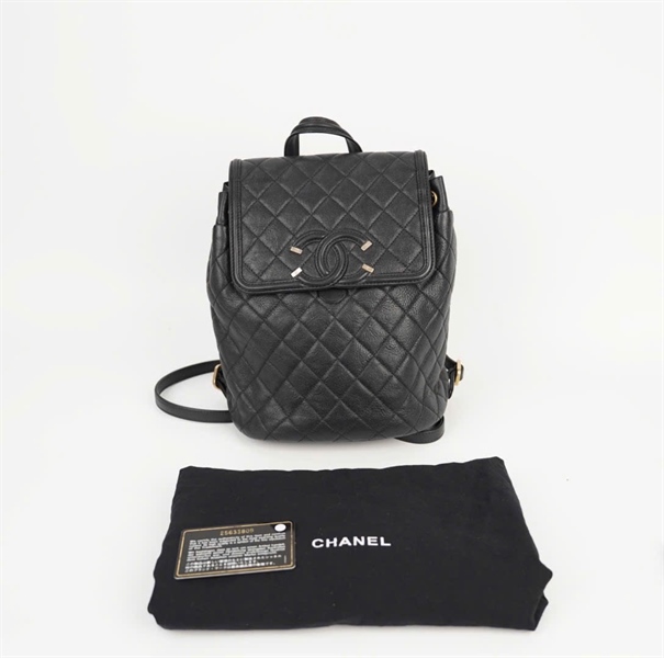 Balo Chanel Vanity màu đen (25633809) (HC) +