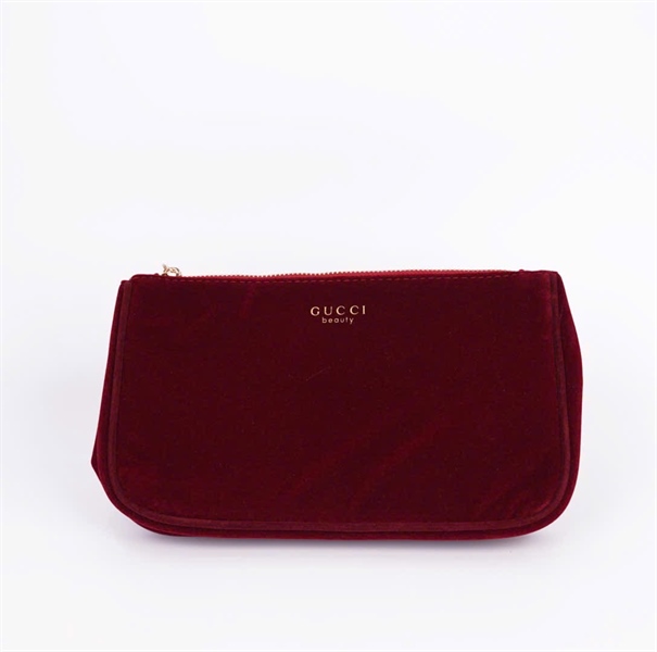 Túi GG Beauty nhung đỏ (PN) +