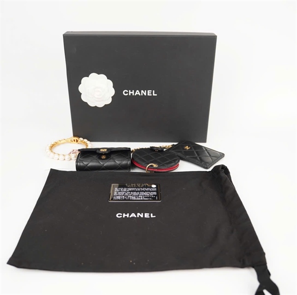 Ví Chanel set 3 món màu đen (31521729) (HC) +