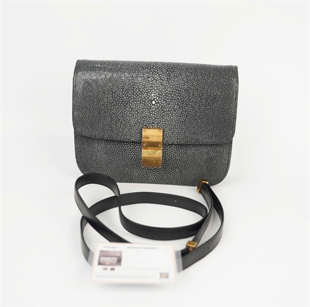 Túi Celine Classic Box da hạt nhỏ 24cm KG+