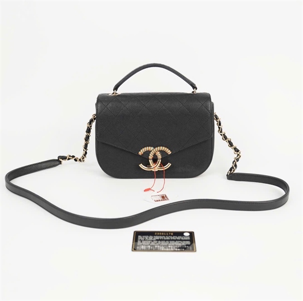 Túi Chanel logo quấn chỉ sz20 (23581176) (HC) +