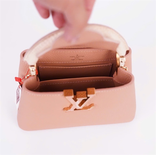 Túi LV Capu hồng đất sz19 (HC) +