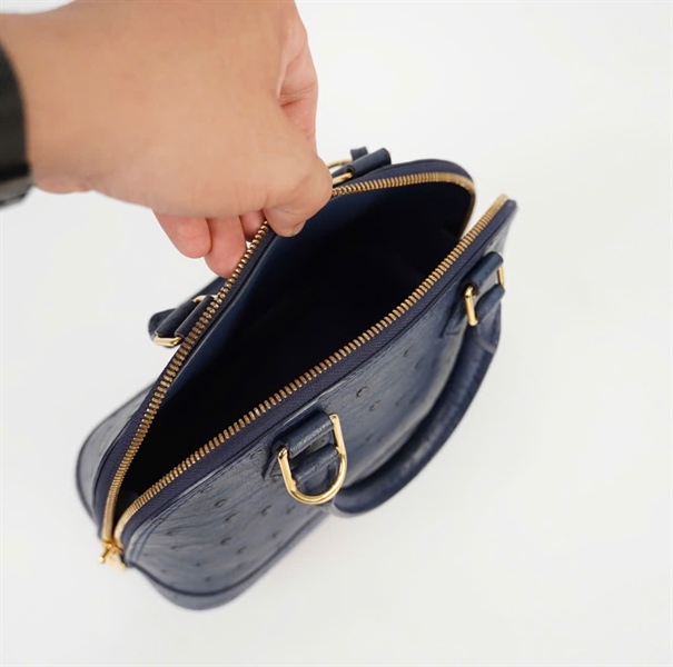 Túi LV Alma da đà điểu xanh đậm kèm ổ+ chìa sz22 (HC) +