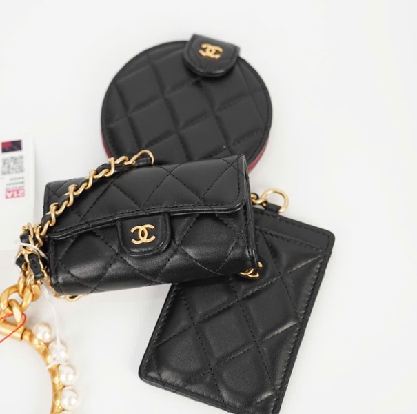 Ví Chanel set 3 món màu đen (31521729) (HC) +