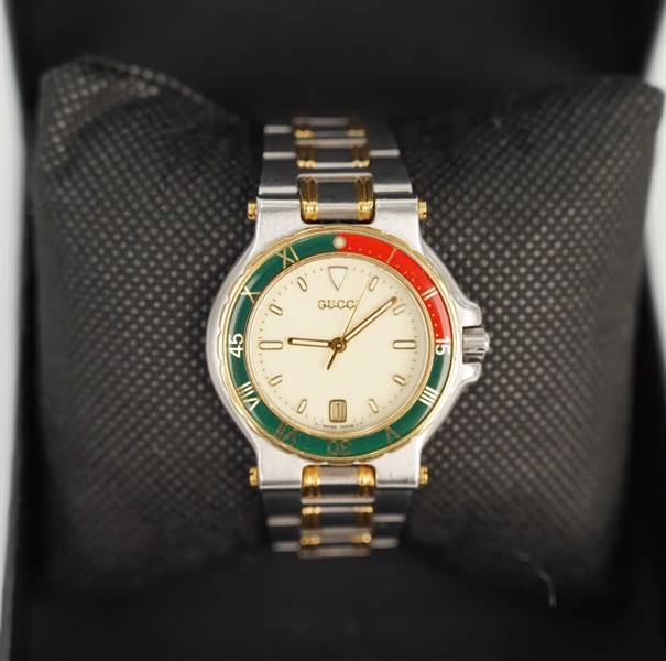 Đồng hồ GC quai bạc mặt tròn +