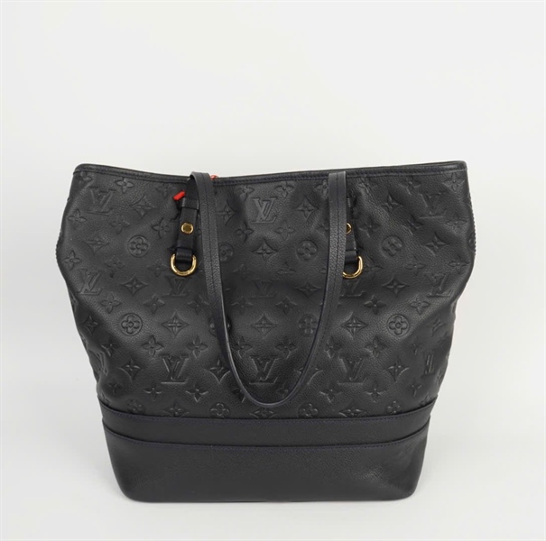 Túi LV Handle hoa đen có lót form sz 28 +