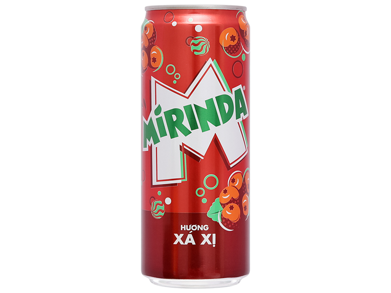 Nước ngọt Mirinda xá xị lon 320ml