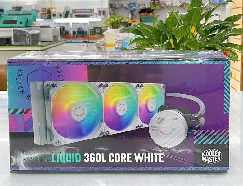 TẢN NHIỆT NƯỚC COOLER MASTER ICE GOLD B360 ARGB (WHITE)