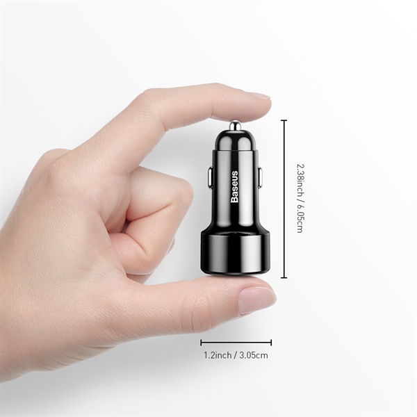 Bộ tẩu sạc nhanh đa năng dùng cho xe hơi Baseus Magic Series Quick Charge (45W, LED Display, PD/ QC 3.0/ PPS/ SCP/ AFC, Quick Charger )