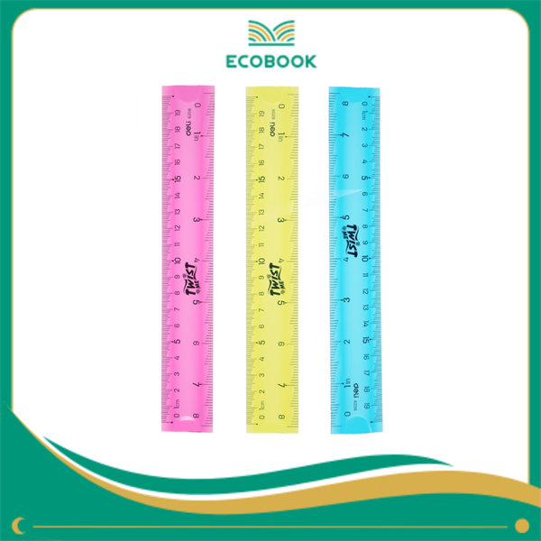 EH650_Thước kẻ dẻo_20cm_Màu lẫn EH650_Thước kẻ dẻo_20cm_Màu lẫn