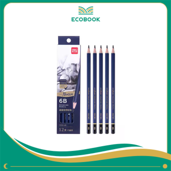Bút Chì Gỗ 6B Deli S999