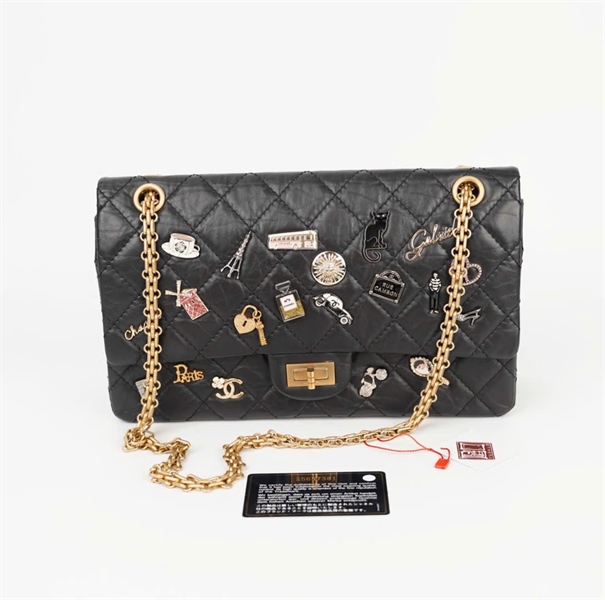 Túi Chanel Charm đen sz28 (25657381) (HC) +