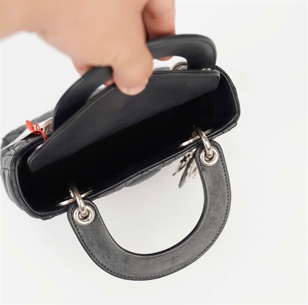 Túi Dior Lady đen sz mini ( 18- MA- 0138) (HC) +