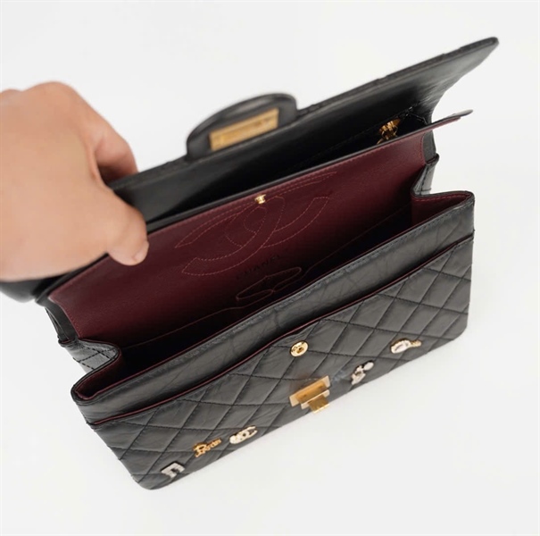 Túi Chanel Charm đen sz28 (25657381) (HC) +