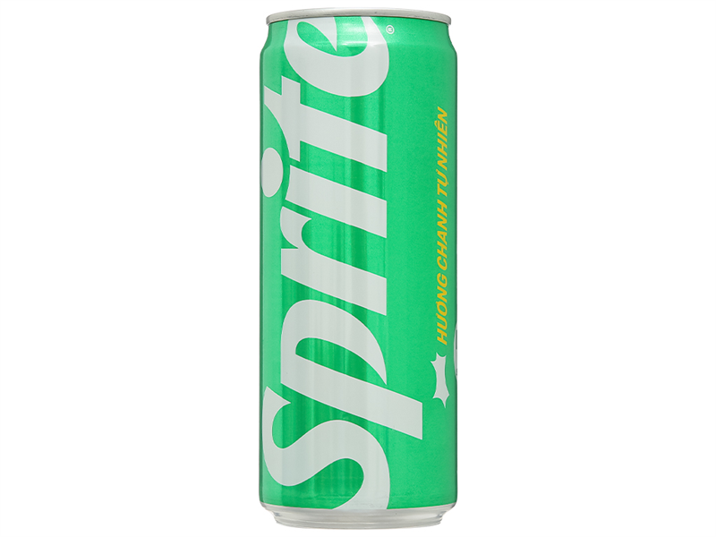 Nước ngọt có gas Sprite hương chanh lon 320ml
