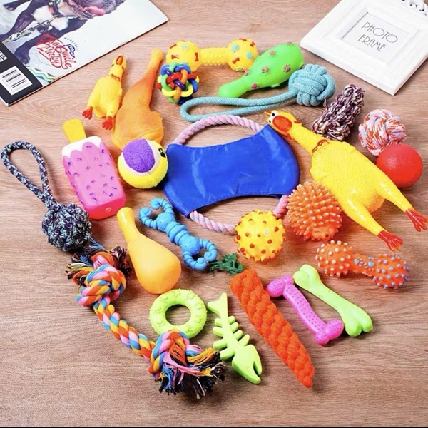 Đồ chơi bóng gai dây thừng tay cầm