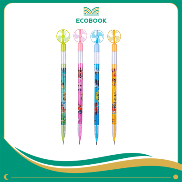 CC090_Bút chì khúc hình quạt_2B_Màu lẫn