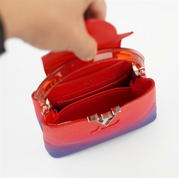 Túi LV Capu đỏ ombre xanh sz19 (BMC) +