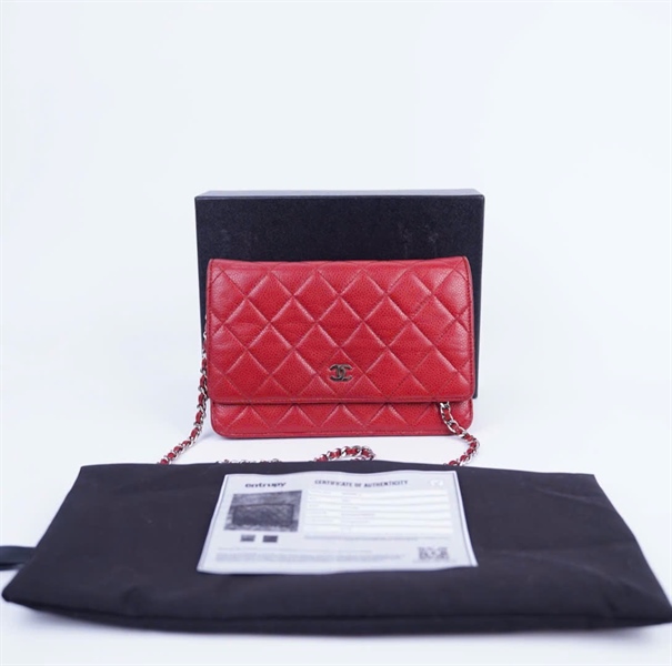 Túi Chanel đỏ logo trắng nhỏ (16889895) +