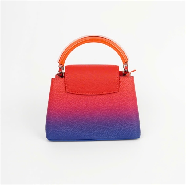 Túi LV Capu đỏ ombre xanh sz19 (BMC) +