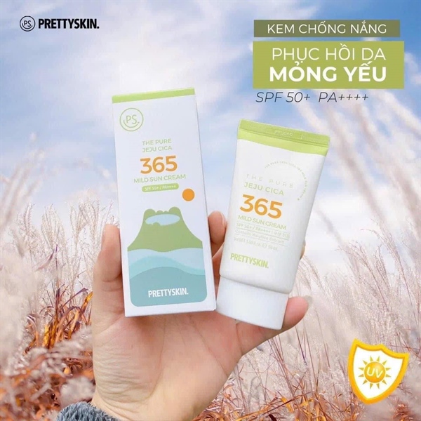 Kem chống nắng Prettyskin Xanh lá 365 (VAT)