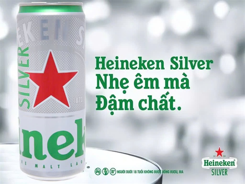 Heineken Lon Bạc 330ml TẾT (HSC)