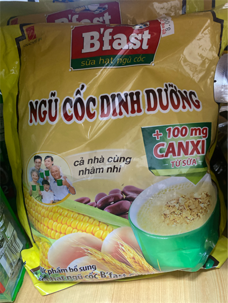 Ngũ cốc dinh dưỡng vinacafé b'fast Bịch 500G