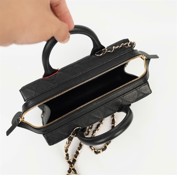 Túi Chanel Vanity đen (PNC7J768) sz20 (HC) +